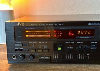 JVC KD - V6 Vintage Discrete 3 Head Hi - Fi Stereo Cassette Deck.  Made in Japan 3