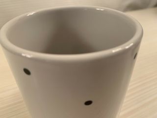 Short Subjects Ceramic Pink Pig In Mug Black Polja Dots 10 Oz 3