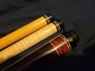 Vintage Kc Pool Cue With 2 Shafts