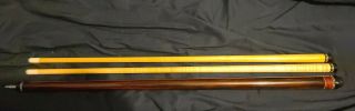Vintage Kc Pool Cue With 2 Shafts 2