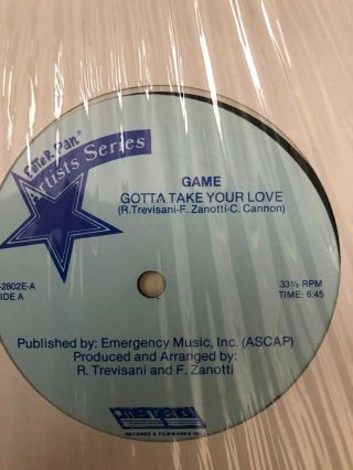 Game,  Gotta Take Your Love / You And Me,  12 " Vinyl Single,  House/garage