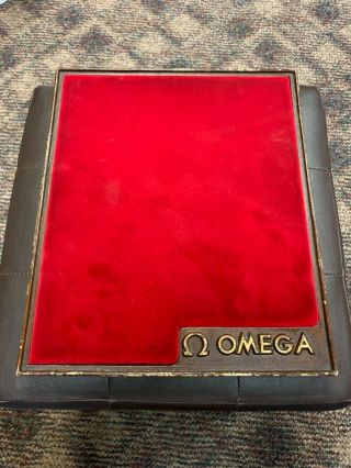 1950s Vintage Omega Display Red Board