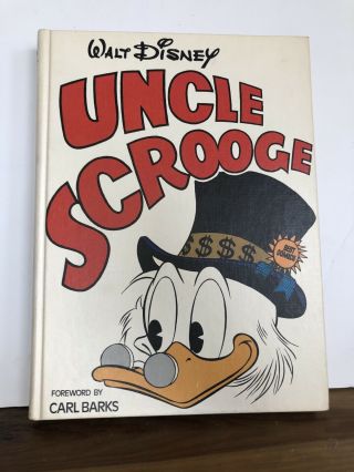 Walt Disney The Best Of Uncle Scrooge Comics 1979 Hc Very