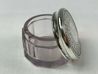 R.  Blackinton Sterling Silver Lidded Glass Vanity Jar 3