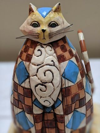 Heartwood Creek Jim Shore " Abigail " Cat Figurine,  Enesco,  2003,  Collectable Cat