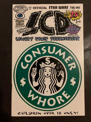 Rare Lcd 0 Lowest Comic Denominator Kieron Dwyers Starbucks Recalled Fn