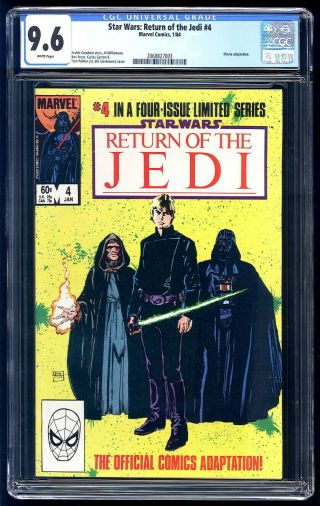 Return Of The Jedi 4 Cgc 9.  6 Star Wars 1984 Wp