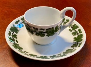 Meissen Porcelain Demitasse Cup And Saucer