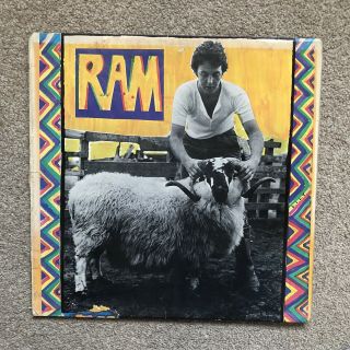 Paul Mccartney Ram Lp 1971 Vinyl Record Album Uk Linda Wings Beatles