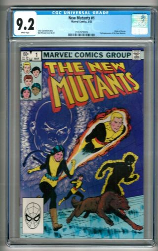 Mutants 1 (1983) Cgc 9.  2 White Pages Claremont - Mcleod " Karma "