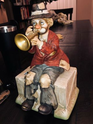 Vintage Waco Melody In Motion Music Hobo Willie Trumpet Player
