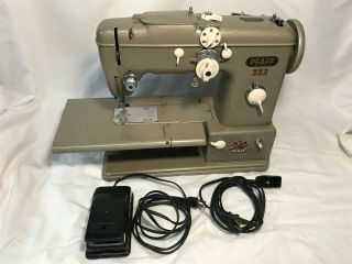 Vintage Pfaff 332 Automatic Dial - A - Stitch Sewing Machine,  W/ Pedal,