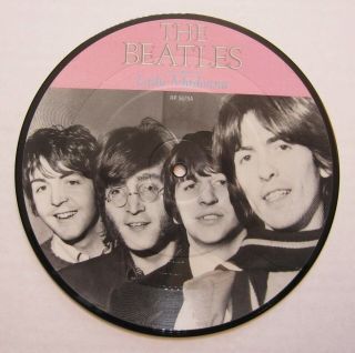 Beatles Lady Madonna / The Inner Light Parlophone 7” Picture Disc 45