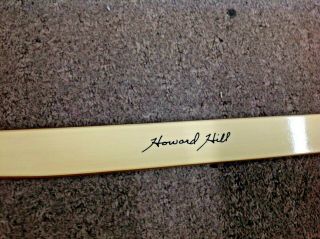 Vintage Rare Howard Hill Lh Longbow " Tembo " 58lb@ 25 " 66 " Long 14 Left Handed