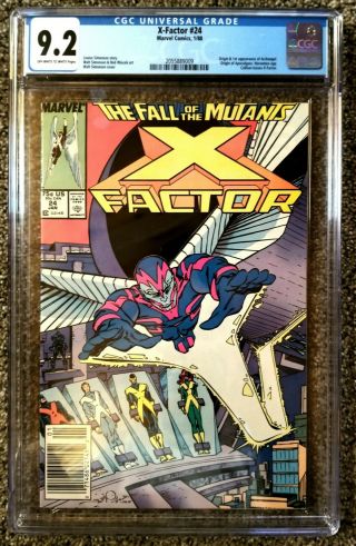 Marvel X - Factor 24 Cgc 9.  2 First Appearance Of Archangel