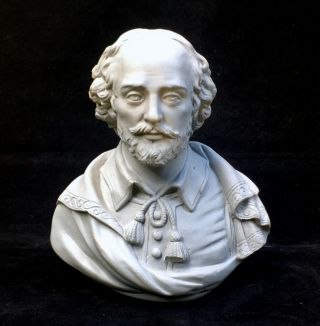Antique Parian Ware Bust Of Shakespeare Copeland?