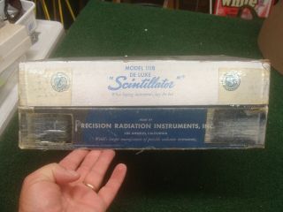 Vintage Precision Model 111B Scintillator - Uranium Detector - & 2