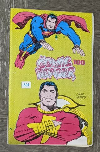 The Comic Reader 100 Vf/nm 1973 Asm 129 1st Punisher Preview Jack Kirby