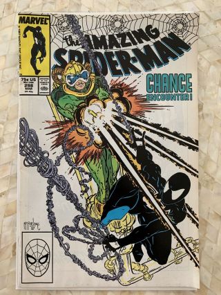 Spider - Man 298 1st Eddie Brock/venom Cameo Marvel Comics 1988 Key