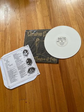 Christian Death Only Theatre Of Pain White Record Le 600