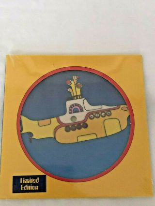Yellow Submarine By The Beatles,  7 " Vinyl Single Picture Disc