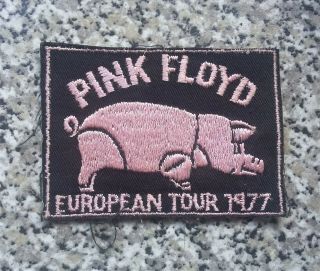 Pink Floyd European Tour 1977 Vintage Sew On Patch Animals Pigs
