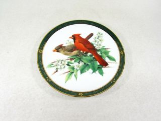 Cardinals The Songbirds Of Roger Tory Peterson Danbury Vintage Plate