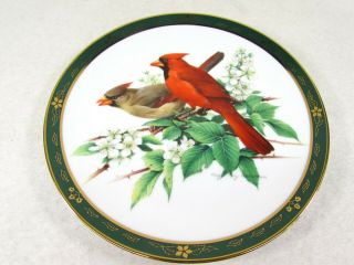 Cardinals The Songbirds of Roger Tory Peterson Danbury Vintage Plate 2