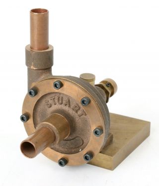 Rare Vintage Stuart Steam Brass Water Pump For Steam Engine -
