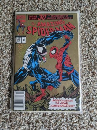 1993 Spiderman 375 Marvel Comic Giant - Sized 30th Anniversary Spidey 1
