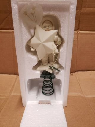 Snowbabies Dept 56 " I The Star Atop Your Tree ".  Treetopper