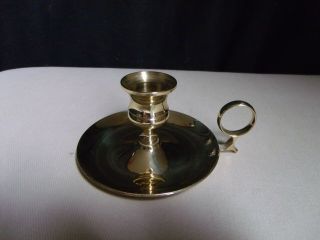 Baldwin Polished Solid Brass Candlestick Taper Candle Holder Chamberstick 7231 - A 2