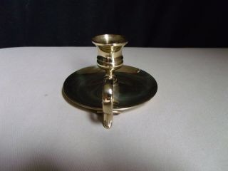 Baldwin Polished Solid Brass Candlestick Taper Candle Holder Chamberstick 7231 - A 3