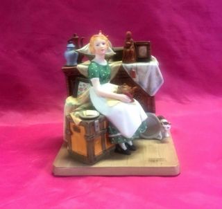 1982 Norman Rockwell " Dreams In The Antique Shop " 5 " Figurine -