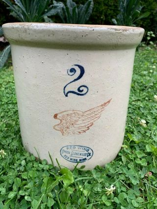 Red Wing Pottery 2 Gallon Crock
