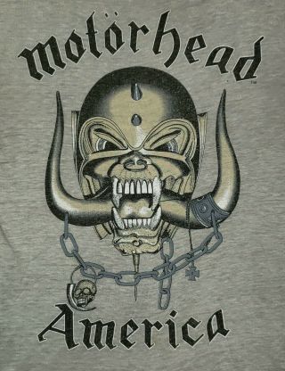 MOTORHEAD 1983 RARE OFFICIAL VINTAGE ANOTHER PERFECT DAY T - SHIRT MEDIUM VG LEMMY 2
