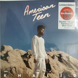 Khalid - American Teen Target Limited Edition Blue Colored Vinyl Lp