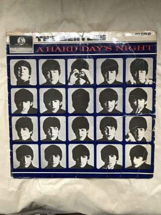 The Beatles A Hard Days Night Mono Pmc 1230 Vinyl Record