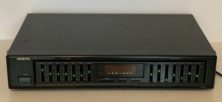 Vintage Onkyo Stereo Graphic Equalizer Eq - 201 And Cond.