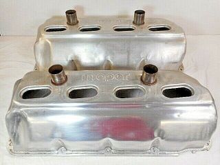 426 Hemi Aluminum Valve Covers Light Weight Vintage 8 Or 16 Plug (66 Or Later)