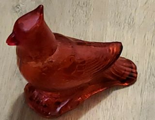 Vintage Avon Red Cardinal Bird Glass Bottle Bird Of Paradise Cologne Perfume