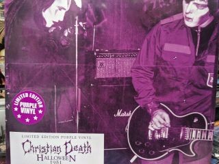 CHRISTIAN DEATH Halloween 1981 Purple Vinyl LP (Rozz Williams Rikk Agnew) Gothic 2
