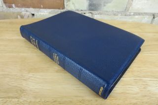 Vintage Oxford,  Kjv Scofield Bible,  Blue Morocco (goatskin),  Leather Lined