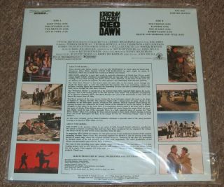 Basil Poledouris - RED DAWN OST 1985 INTRADA LP Patrick Swayze LTD ED. 2