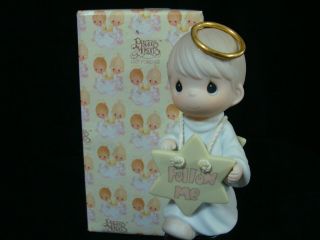 Precious Moments - Angel W/star - Large Nativity Addition - And You Shall See A Star