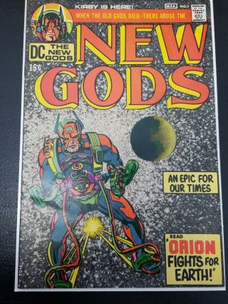 1971 Gods Comic Books 1 1st Appearance Of Orion Kirby