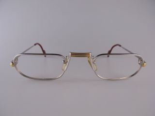 Vintage 1987 Cartier Demi Lune Reading Glasses Size 50 - 24 130 Made In France Exc