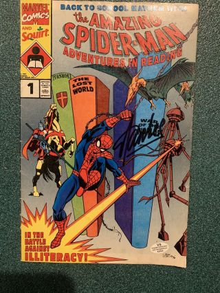 Marvel The Spider - Man Stan Lee Signed Autographed 1 With
