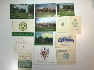 104 Vintage Golf Scorecards From 1950 Forward,  Most Are.
