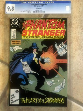 The Phantom Stranger 1 Cgc 9.  8 Mike Mignola Art Dc Comics 1987 Soft Slabbed